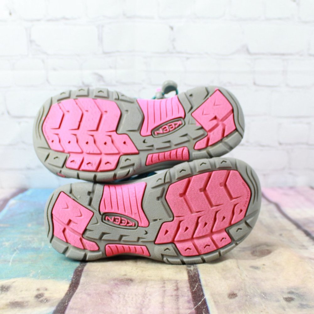 Keen Kids Newport H2 Deep Lagoon Blue Pink Waterproof Sport Outdoor Sandals US 1 - Picture 9 of 9